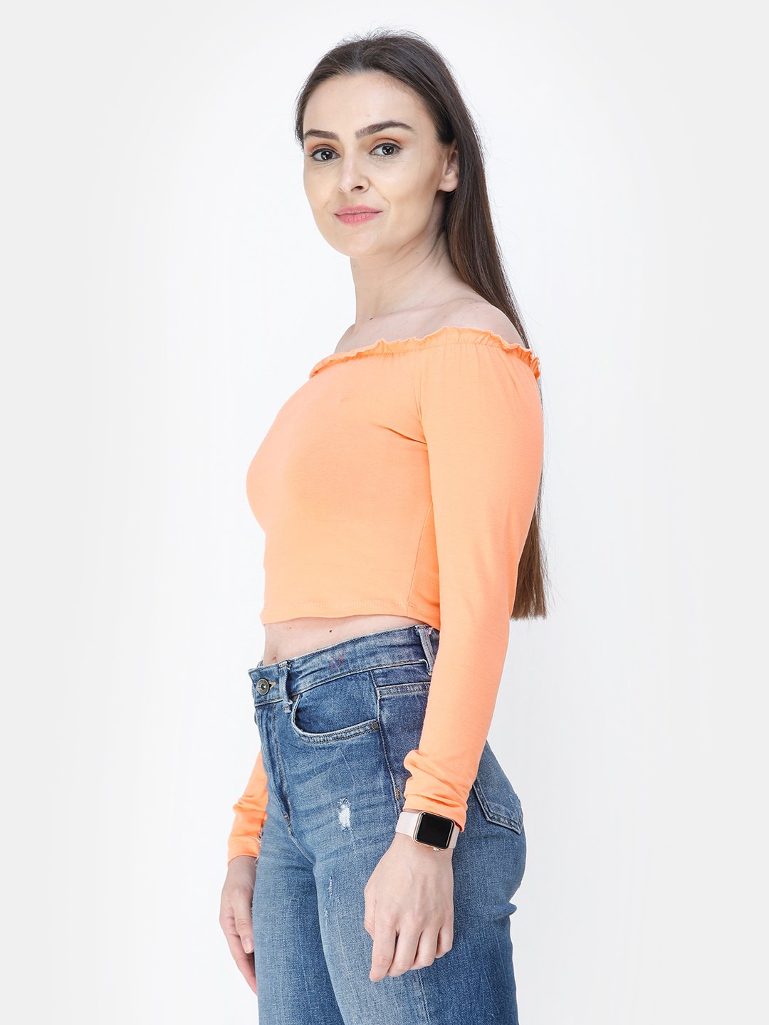 Orange Solid Top