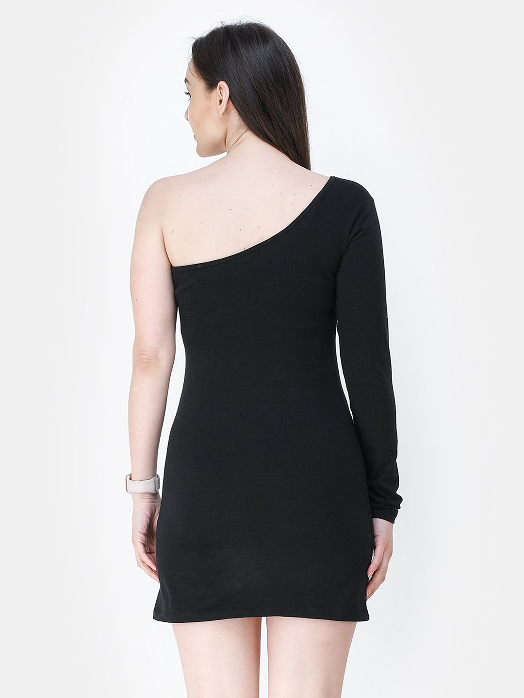 Black Solid Dress