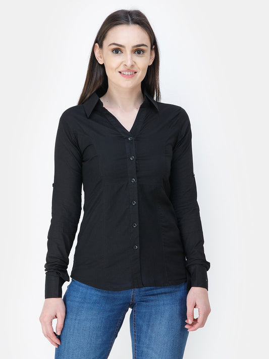 SCORPIUS Black formal shirt