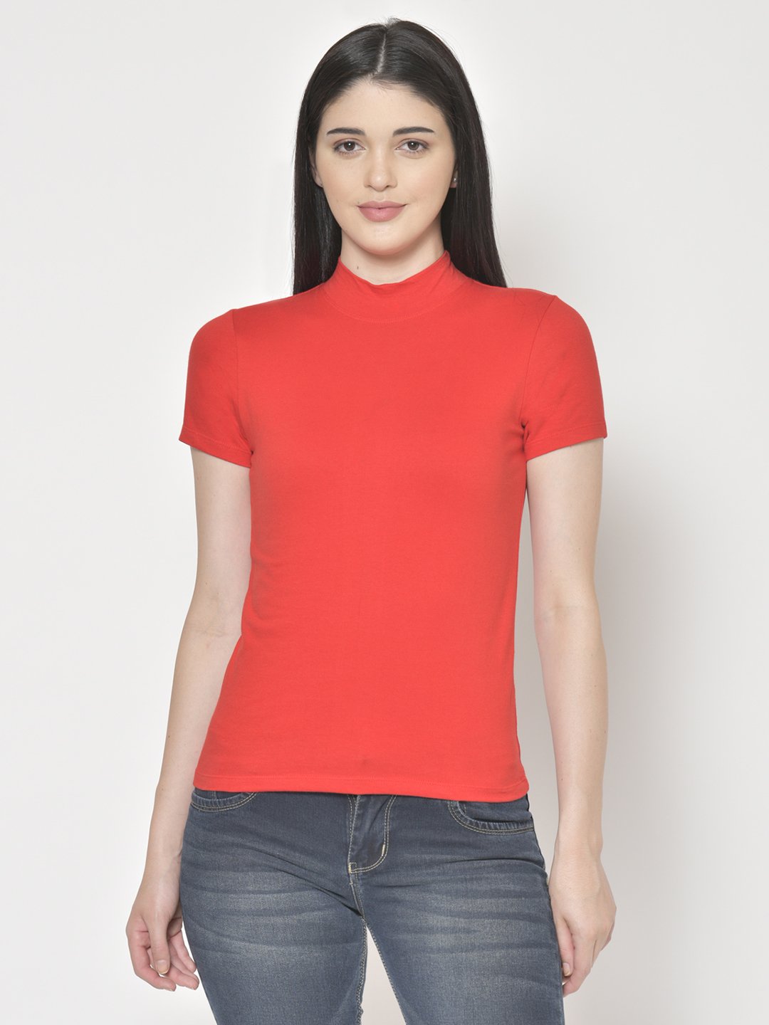 Cation Red Cotton Top