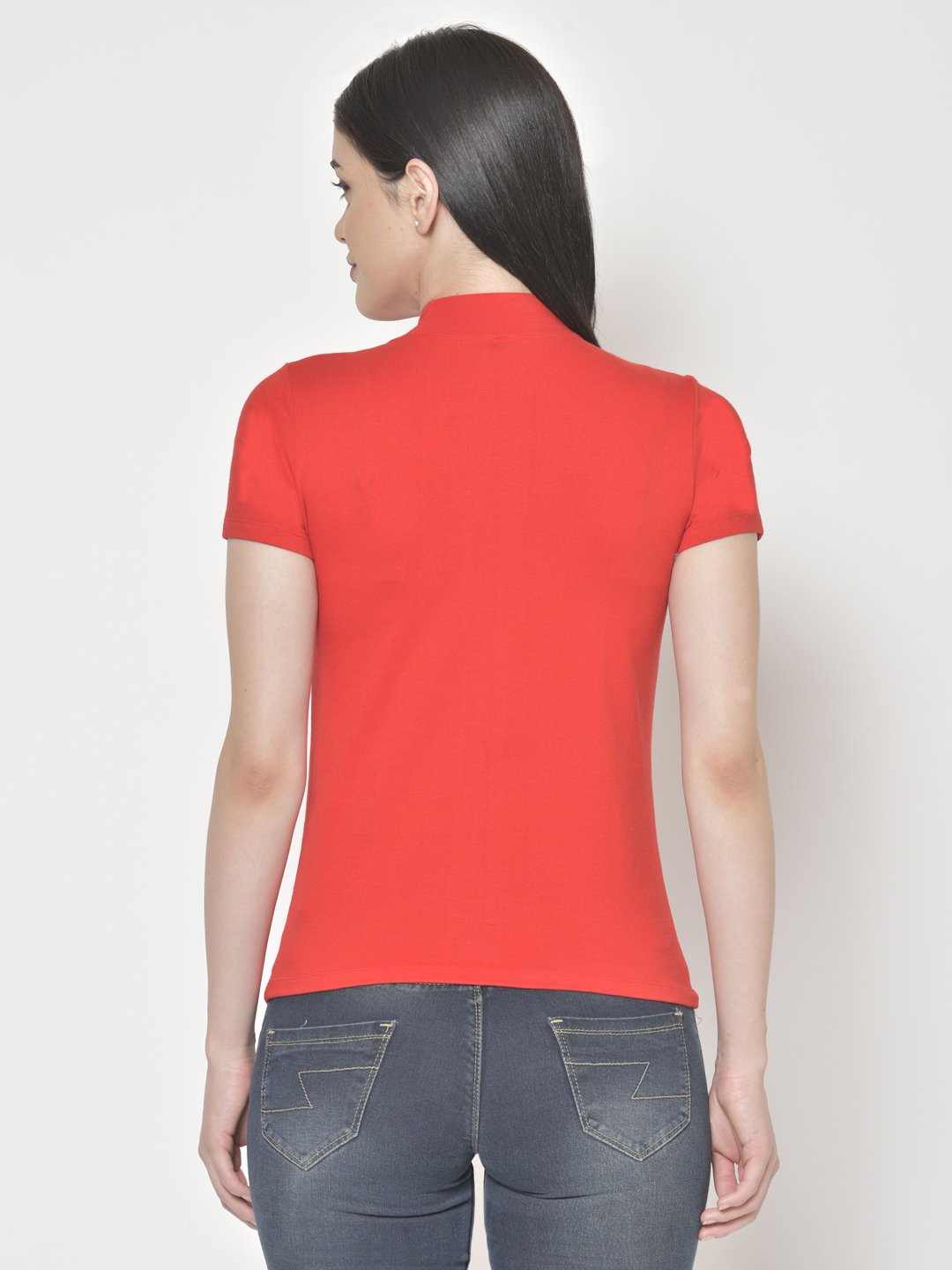 Cation Red Cotton Top
