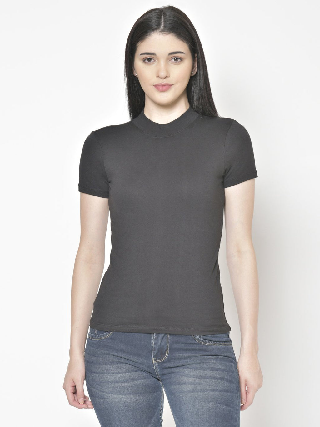 Cation Black Cotton Top