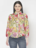 Cation Blue Printed Shirt