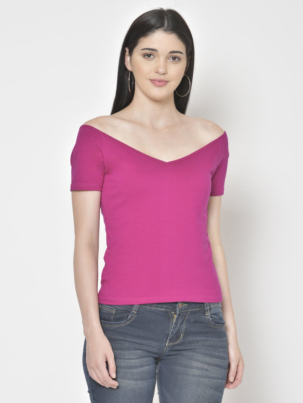 Cation Magenta Solid Top