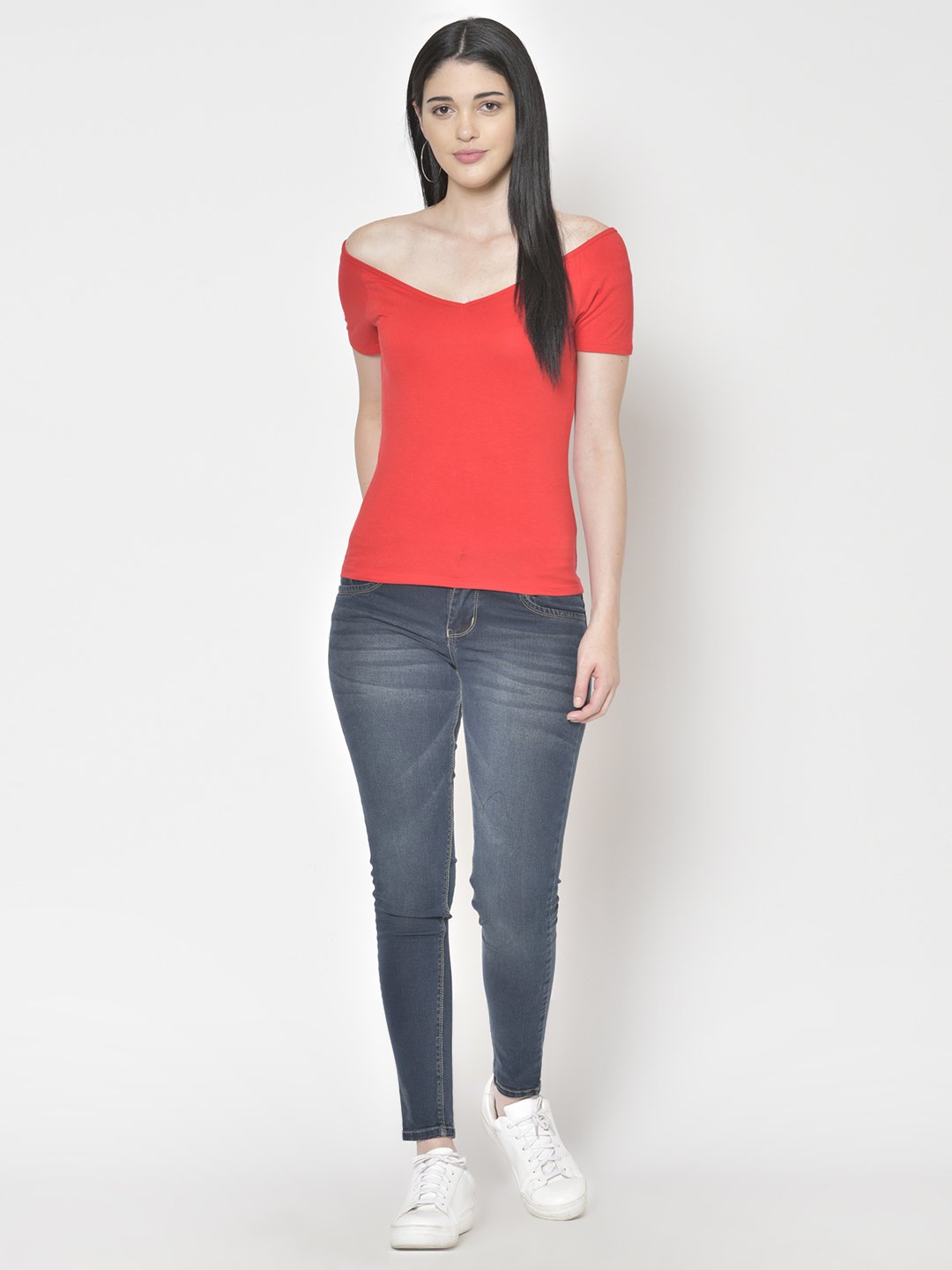 Cation Red Solid Top