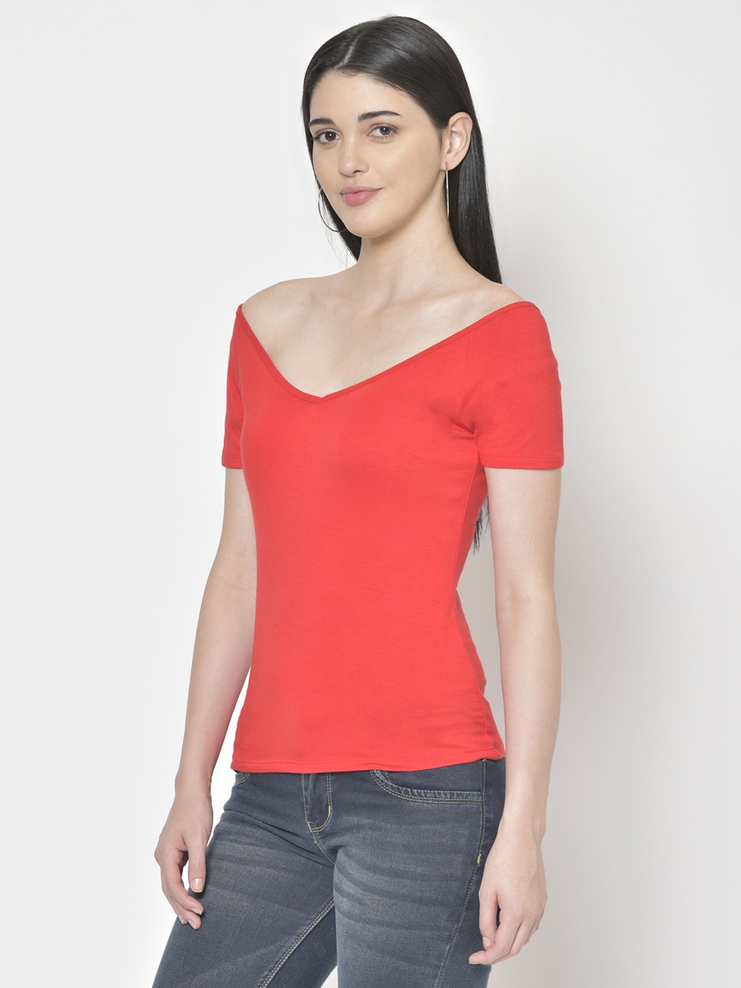 Cation Red Solid Top