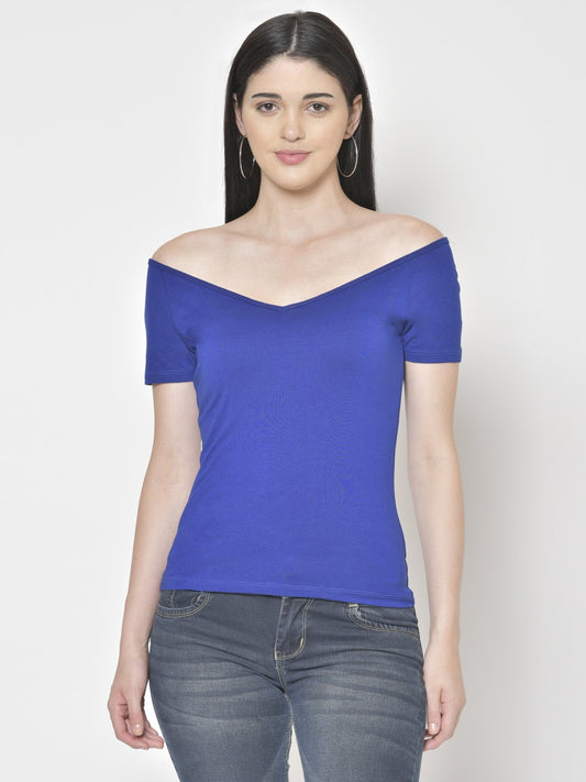 Cation Blue Solid Top