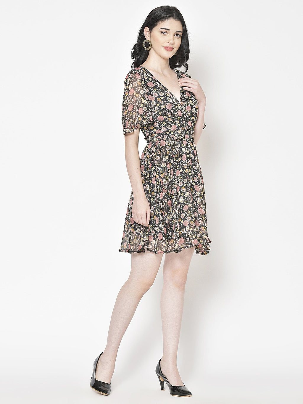 Cation Printed Dress