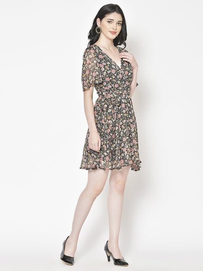 Cation Printed Dress
