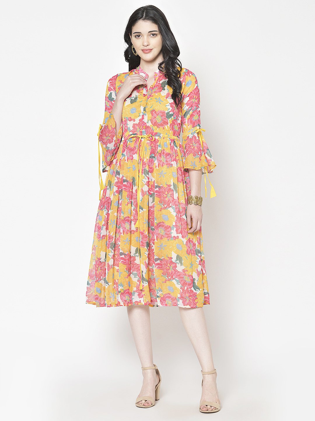 Cation Printed Dress