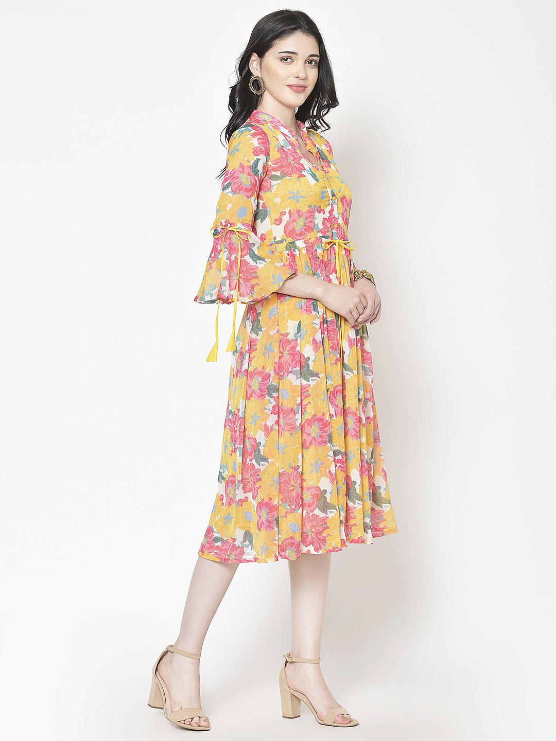 Cation Printed Dress