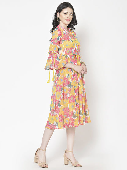 Cation Printed Dress