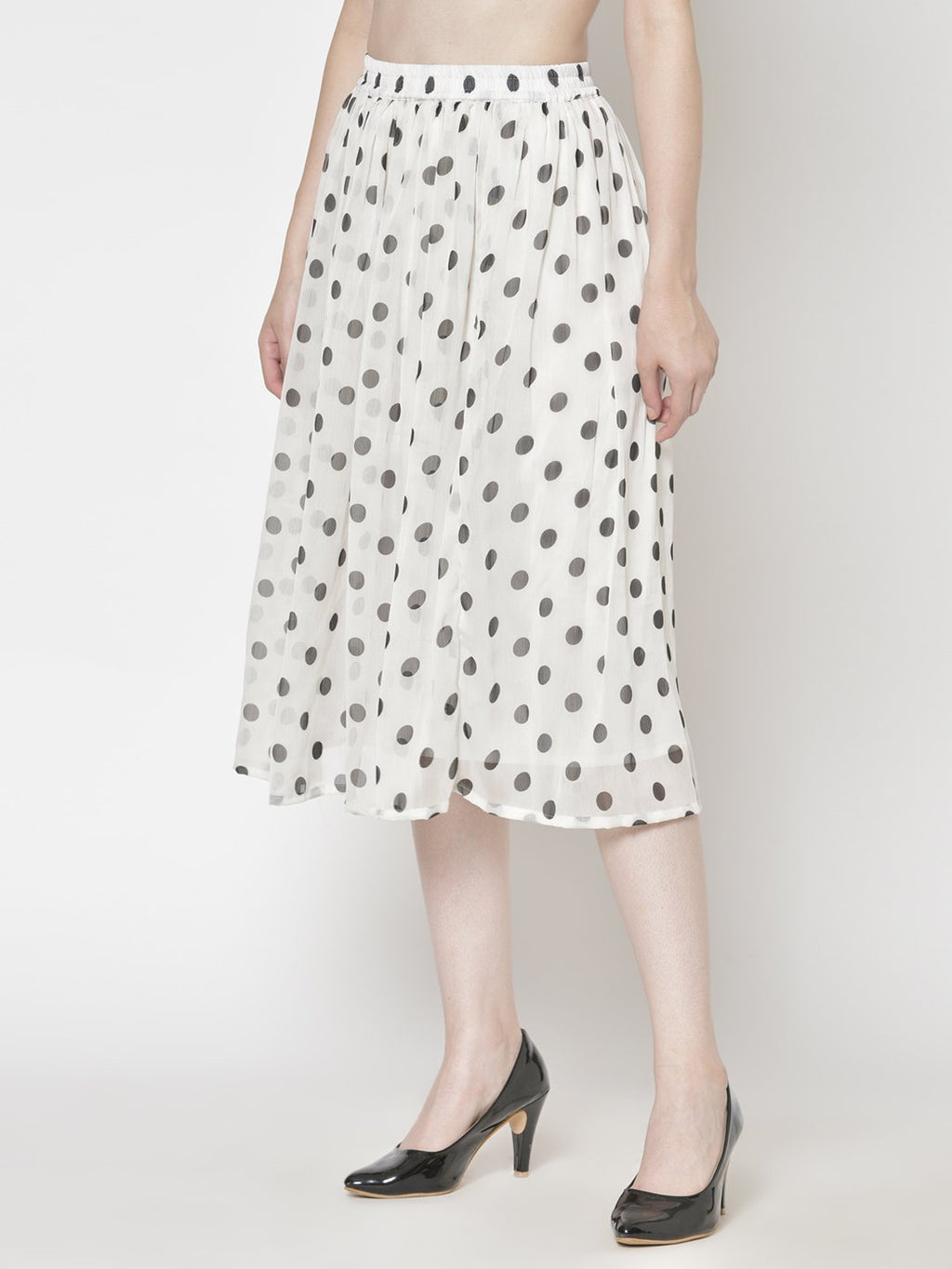 Printed Midi Skirt