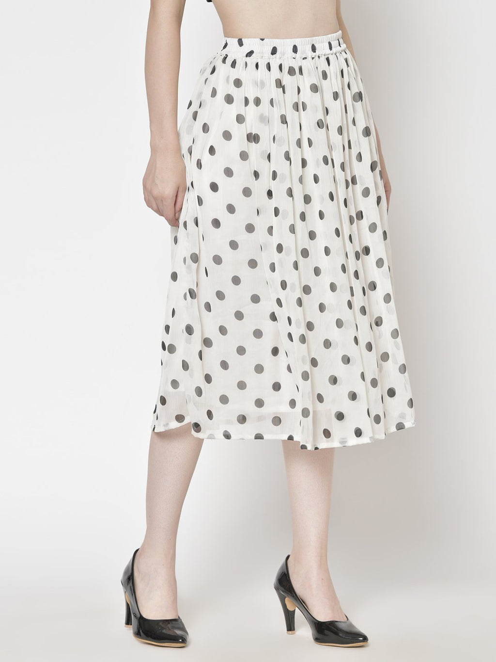 Printed Midi Skirt