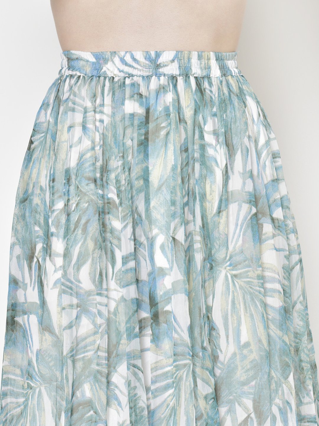 Printed Midi Skirt
