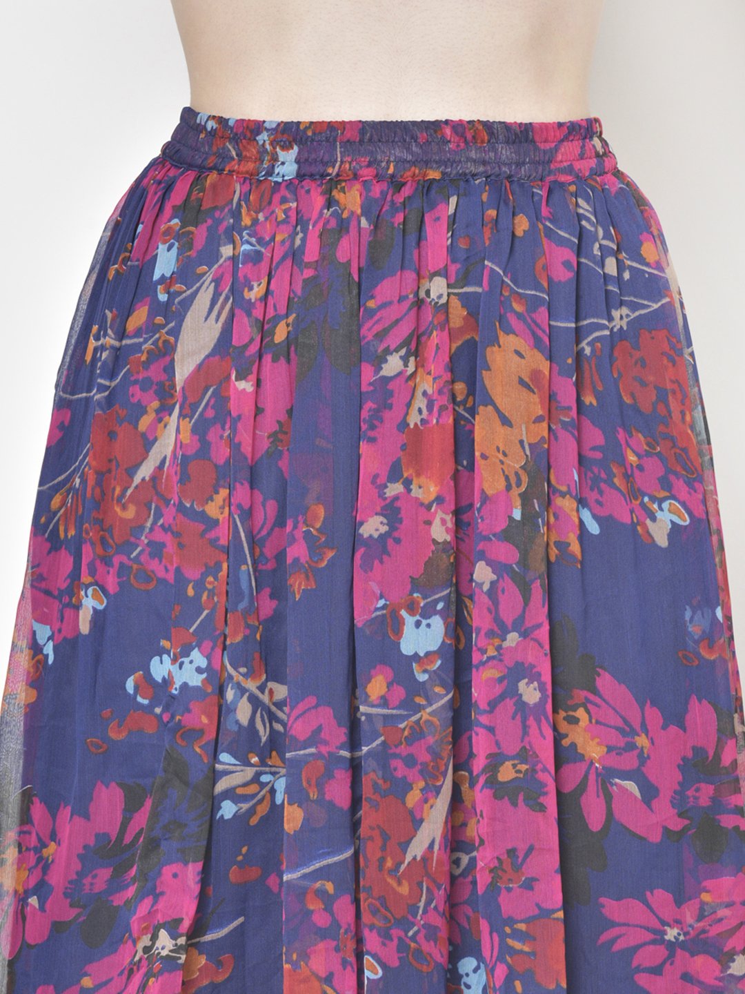 Printed Midi Skirt
