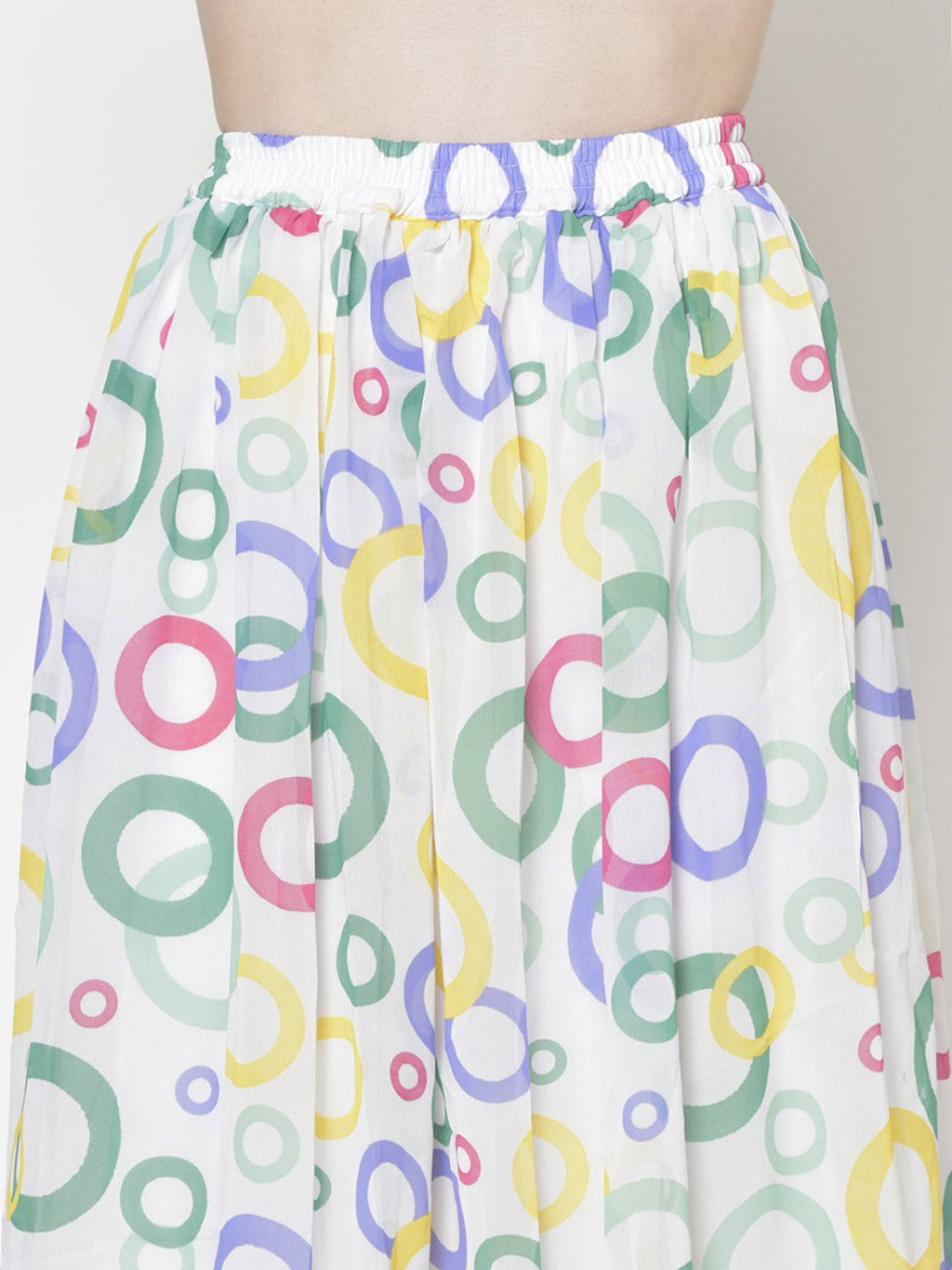 Printed Midi Skirt
