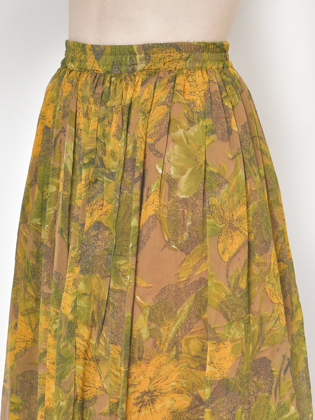 Printed Midi Skirt