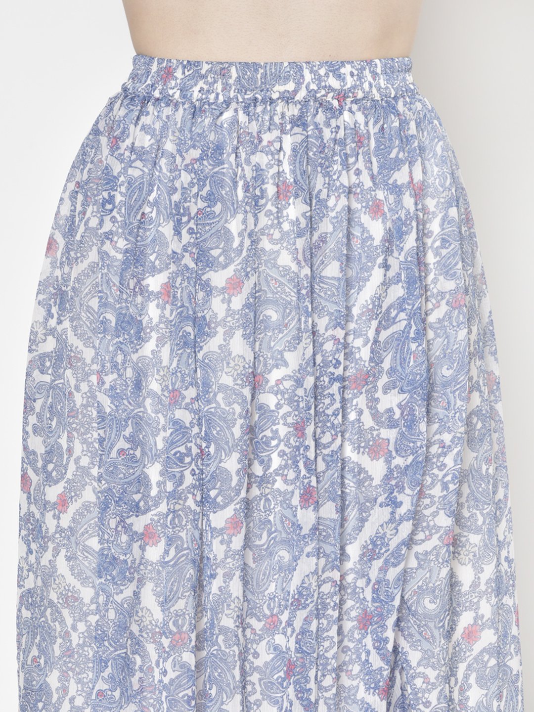 Printed Midi Skirt
