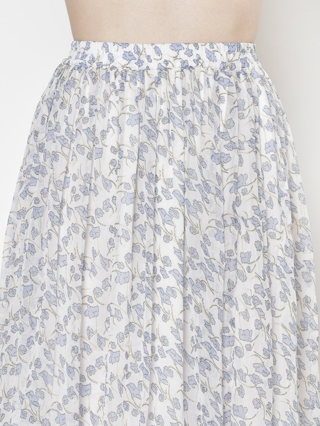 Printed Midi Skirt