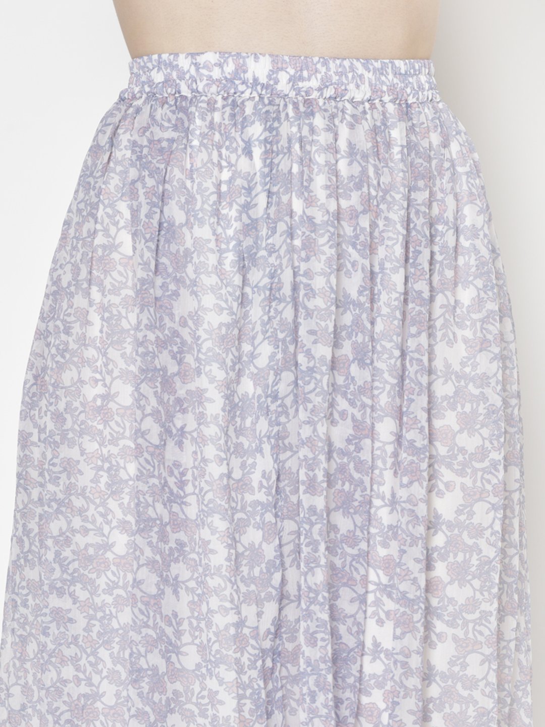 Printed Midi Skirt
