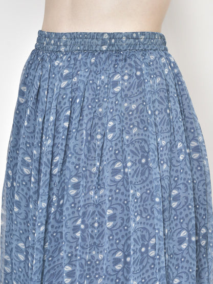 Printed Midi Skirt