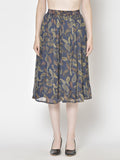 Printed Midi Skirt