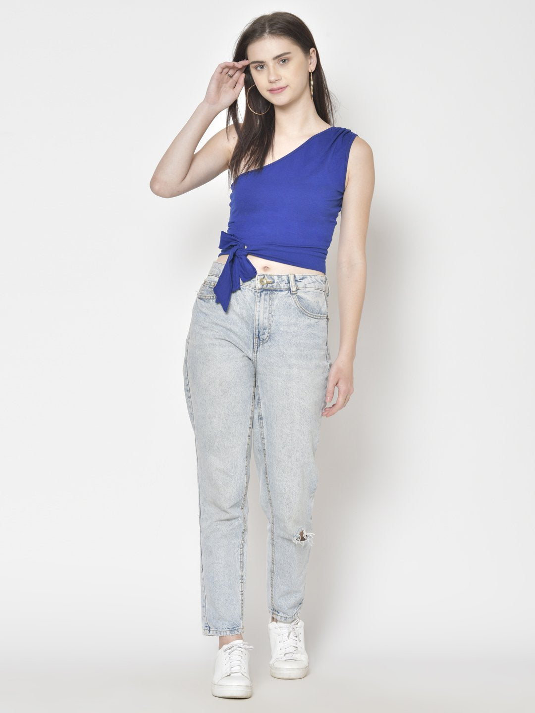 Cation Blue Solid Top