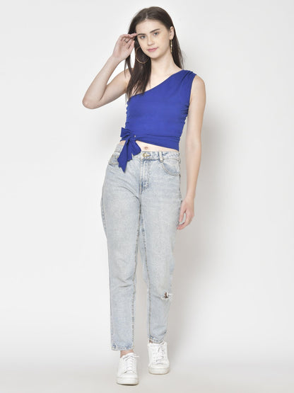 Cation Blue Solid Top