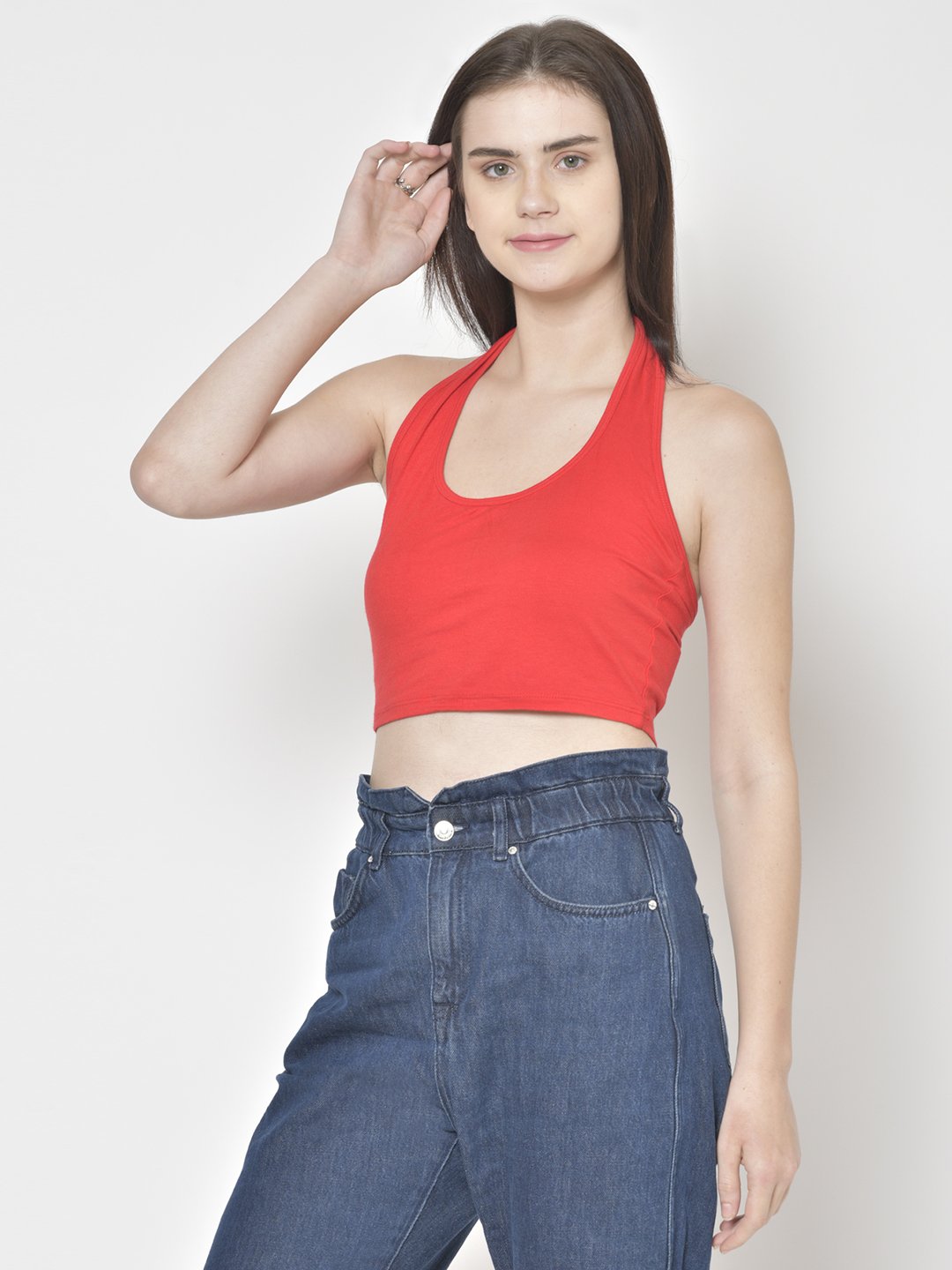 Cation Red Solid Top
