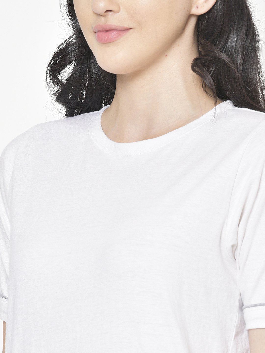 Cation white solid Night Suit