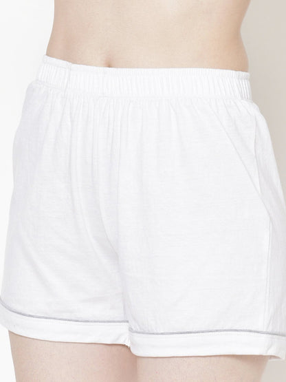 Cation white solid Night Suit