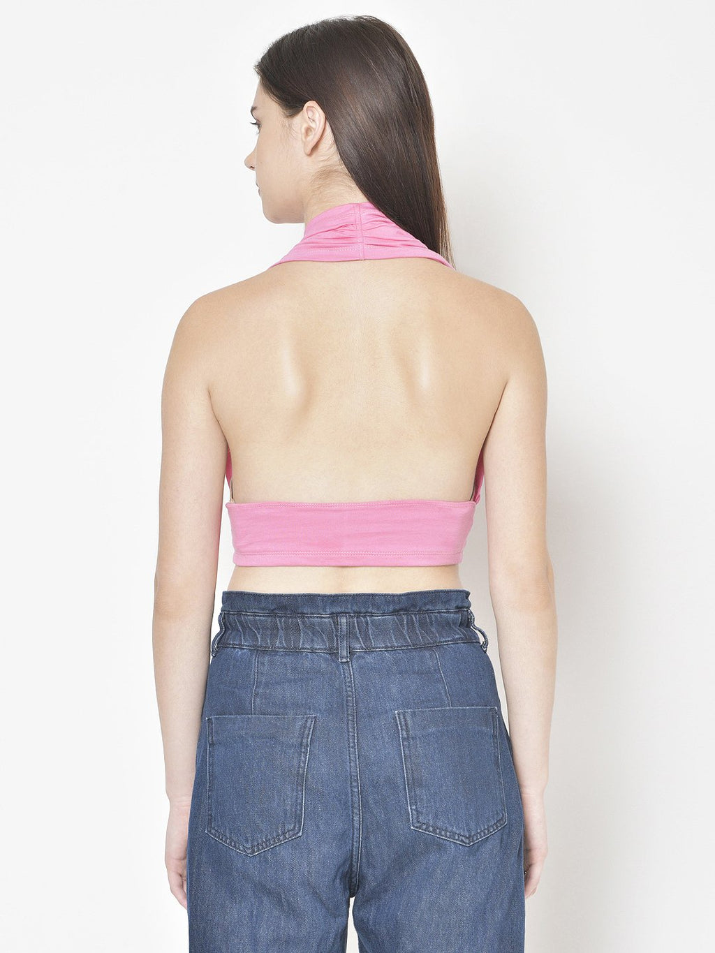 Cation Solid Pink Top