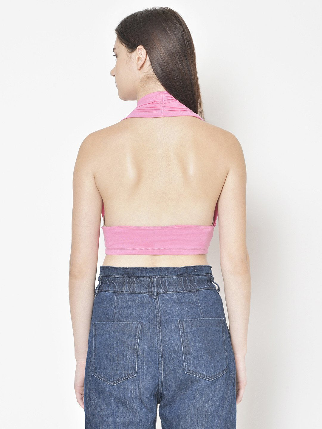 Cation Solid Pink Top