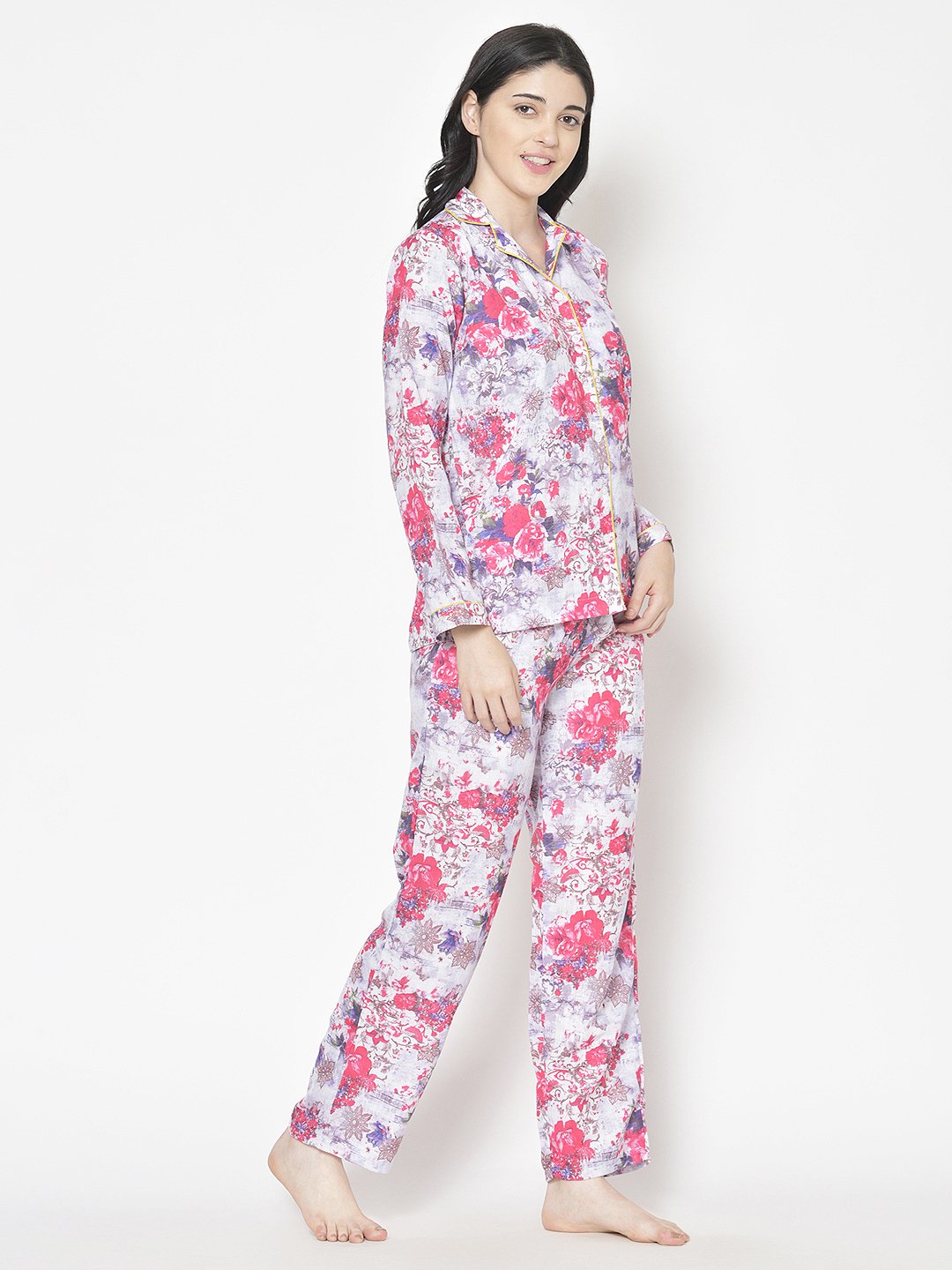 Cation Printed Night Suit
