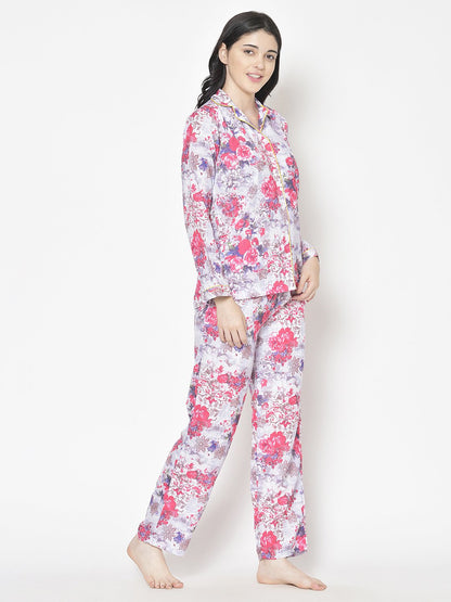 Cation Printed Night Suit