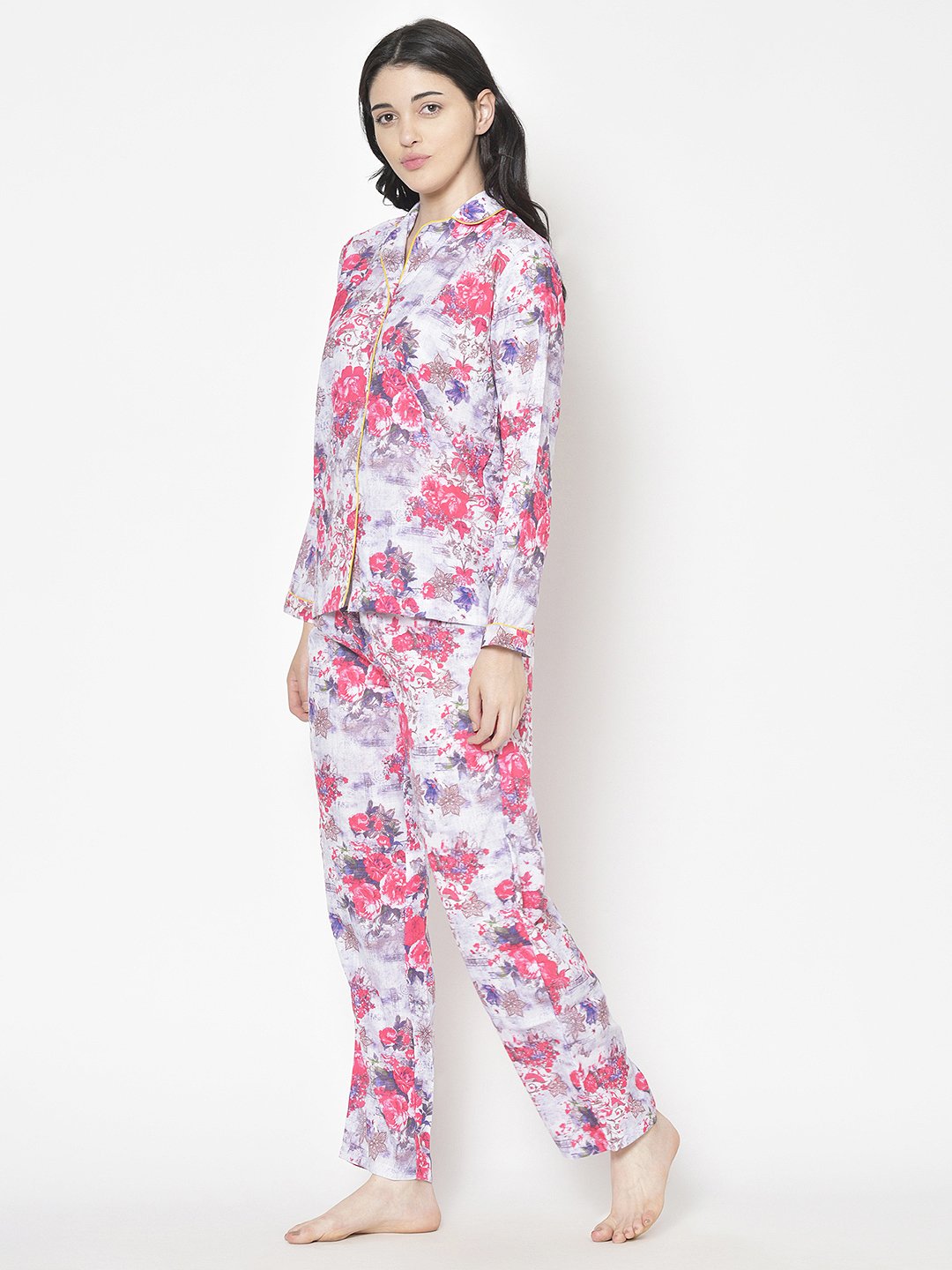 Cation Printed Night Suit