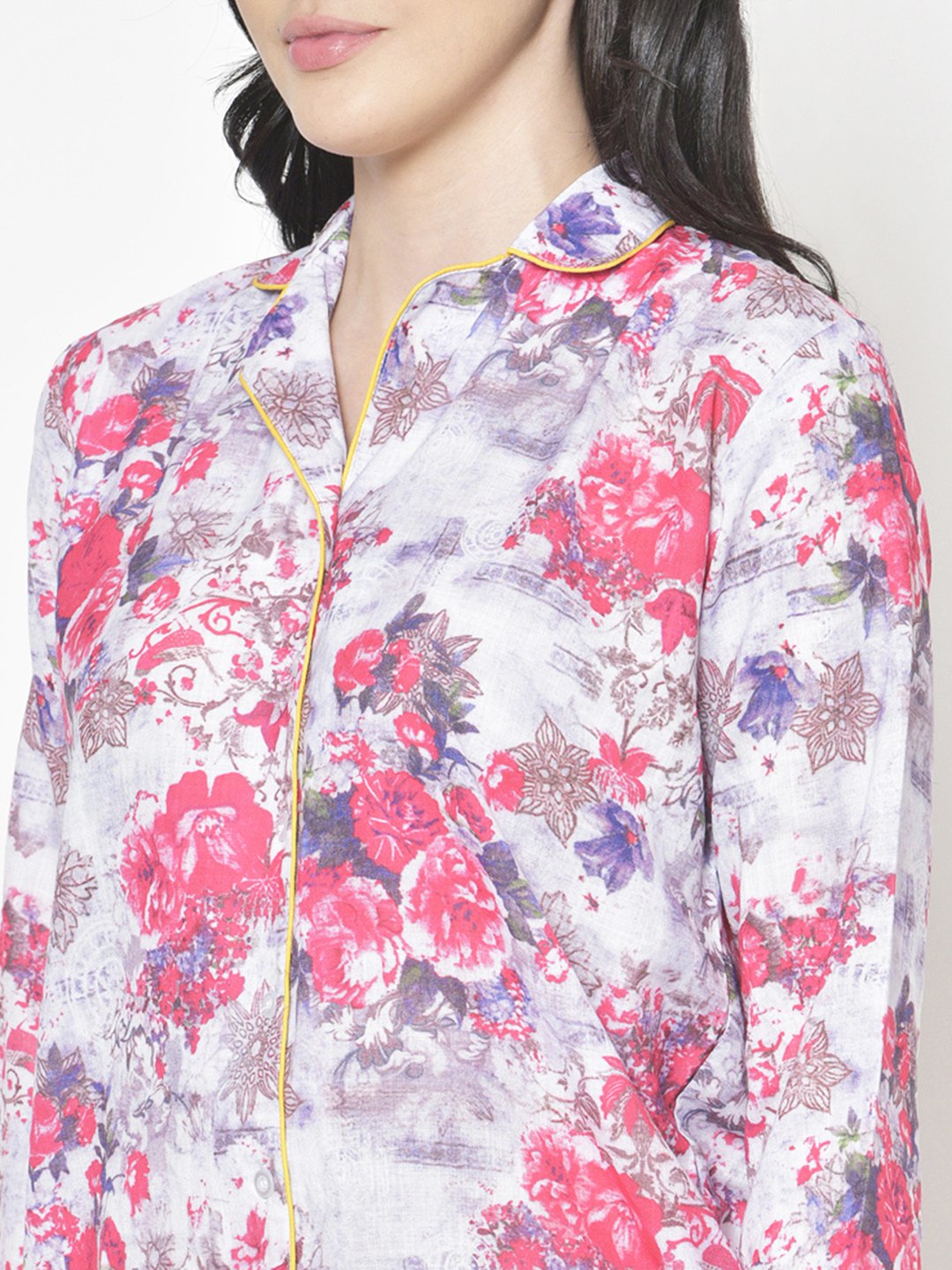 Cation Printed Night Suit
