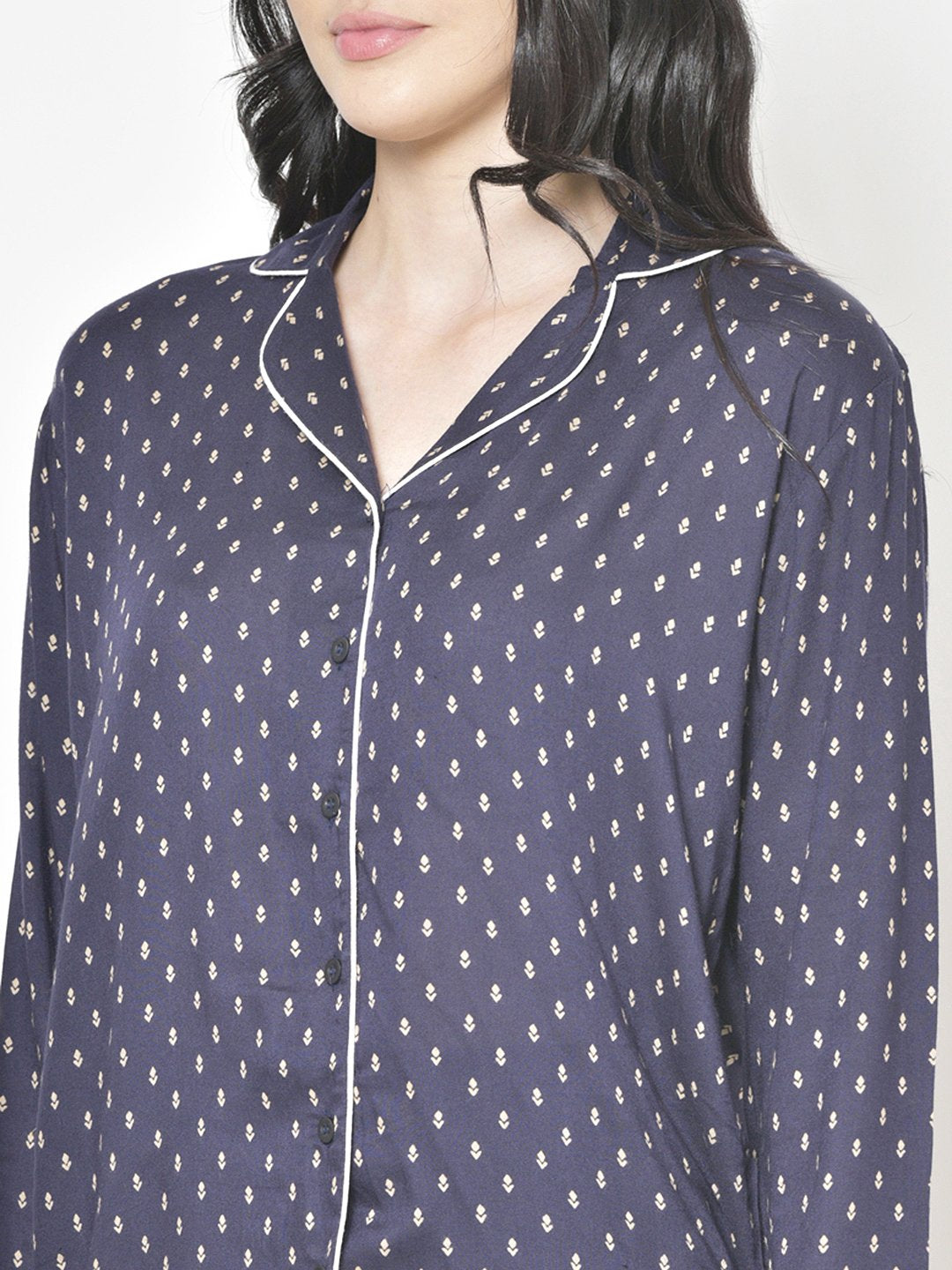 Cation Printed Night Suit