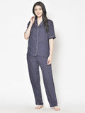 Cation Printed Night Suit