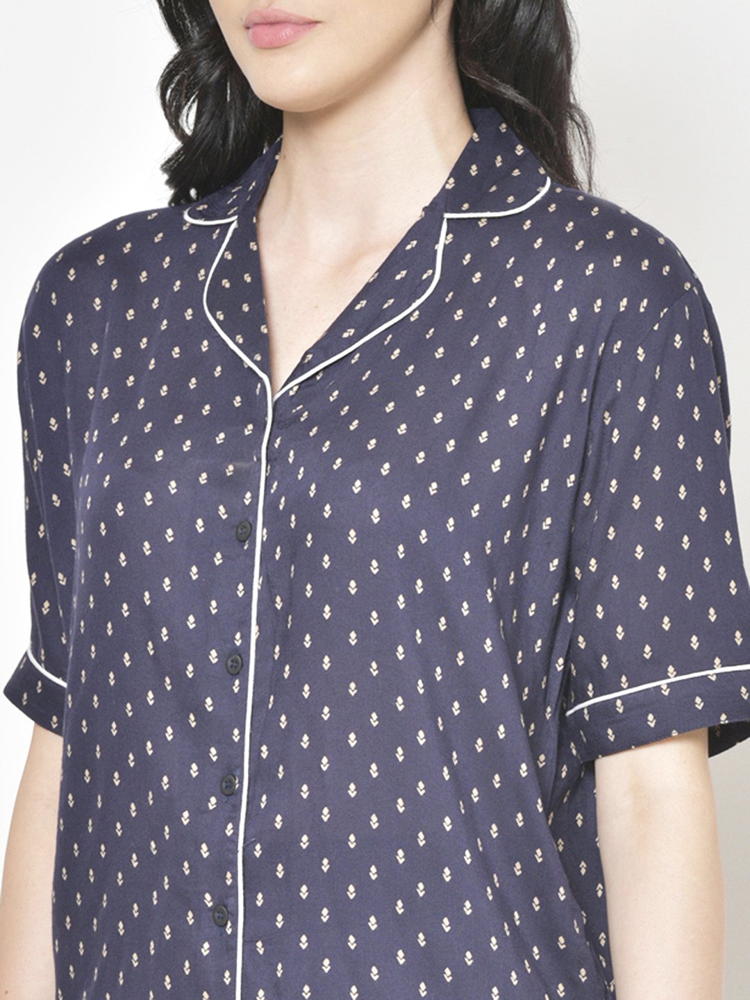 Cation Printed Night Suit