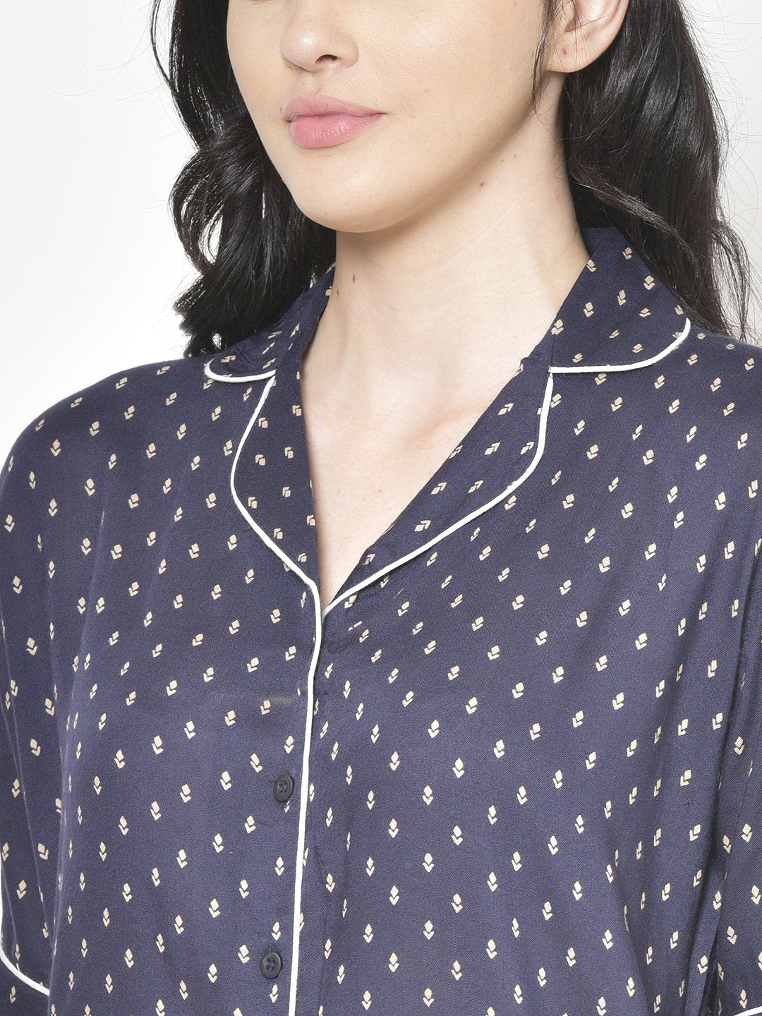 Cation Printed Night Suit