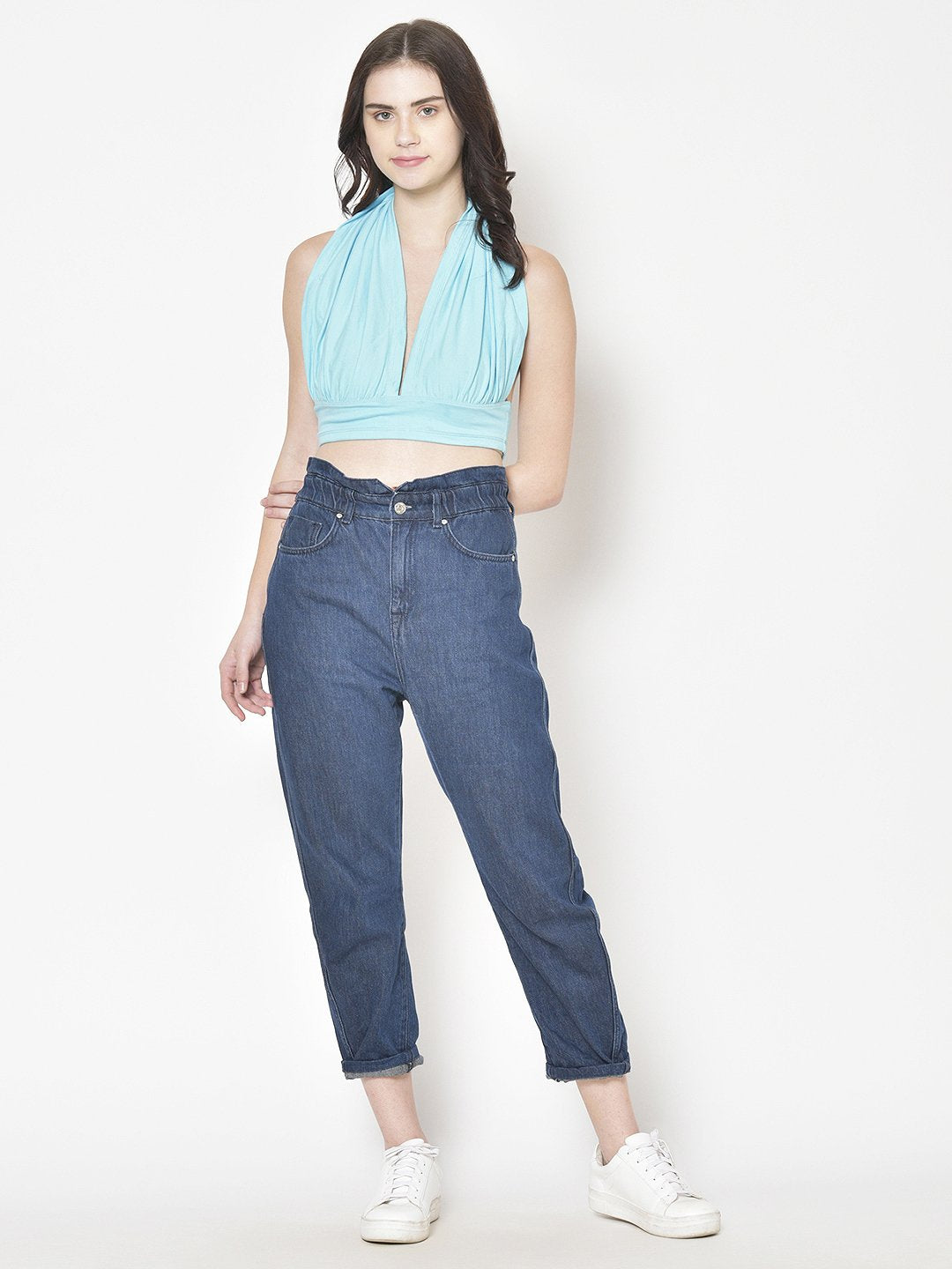 Cation Blue Solid Top