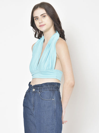 Cation Blue Solid Top