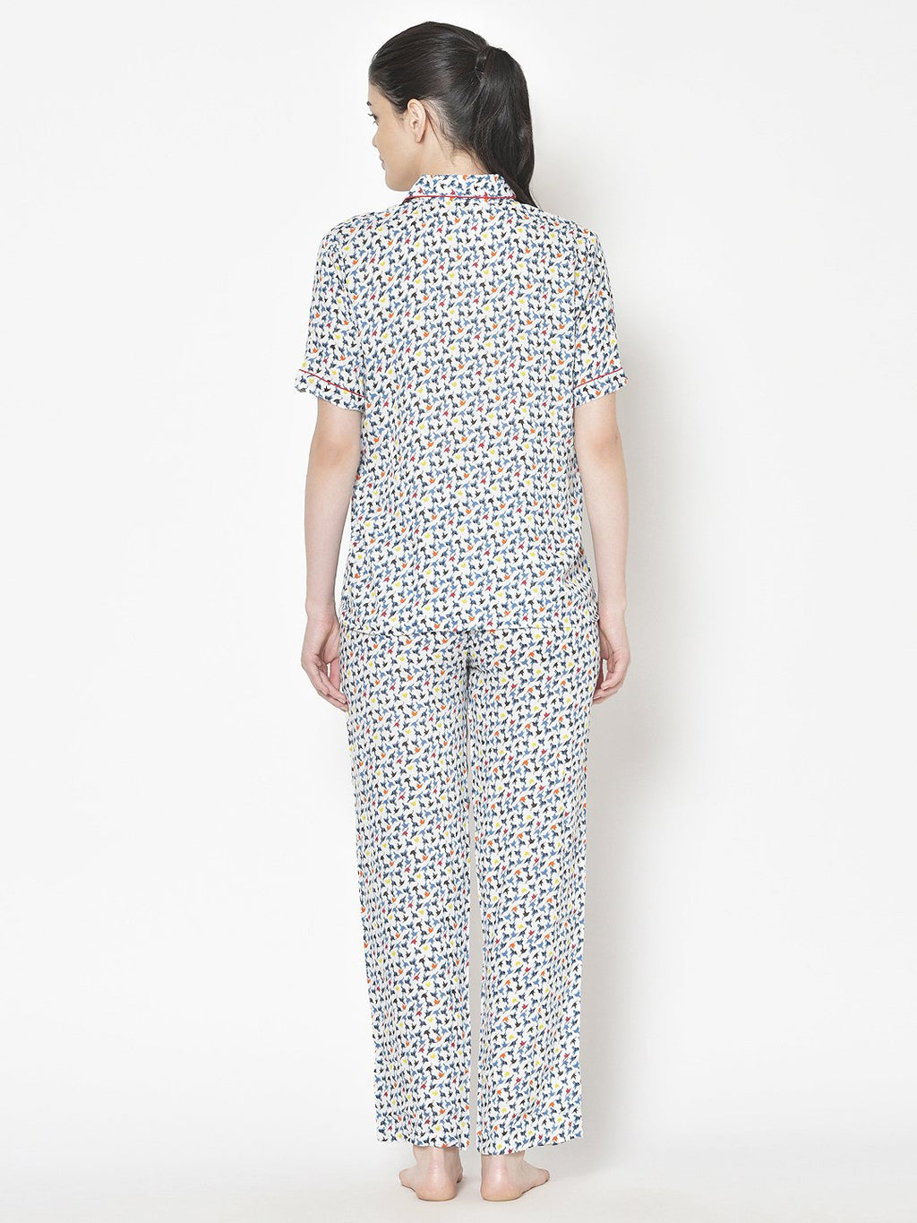 Cation Printed Night Suit