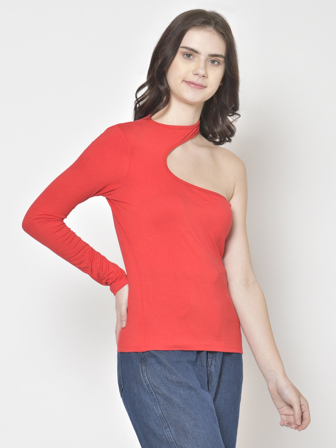 Cation Red Solid Top