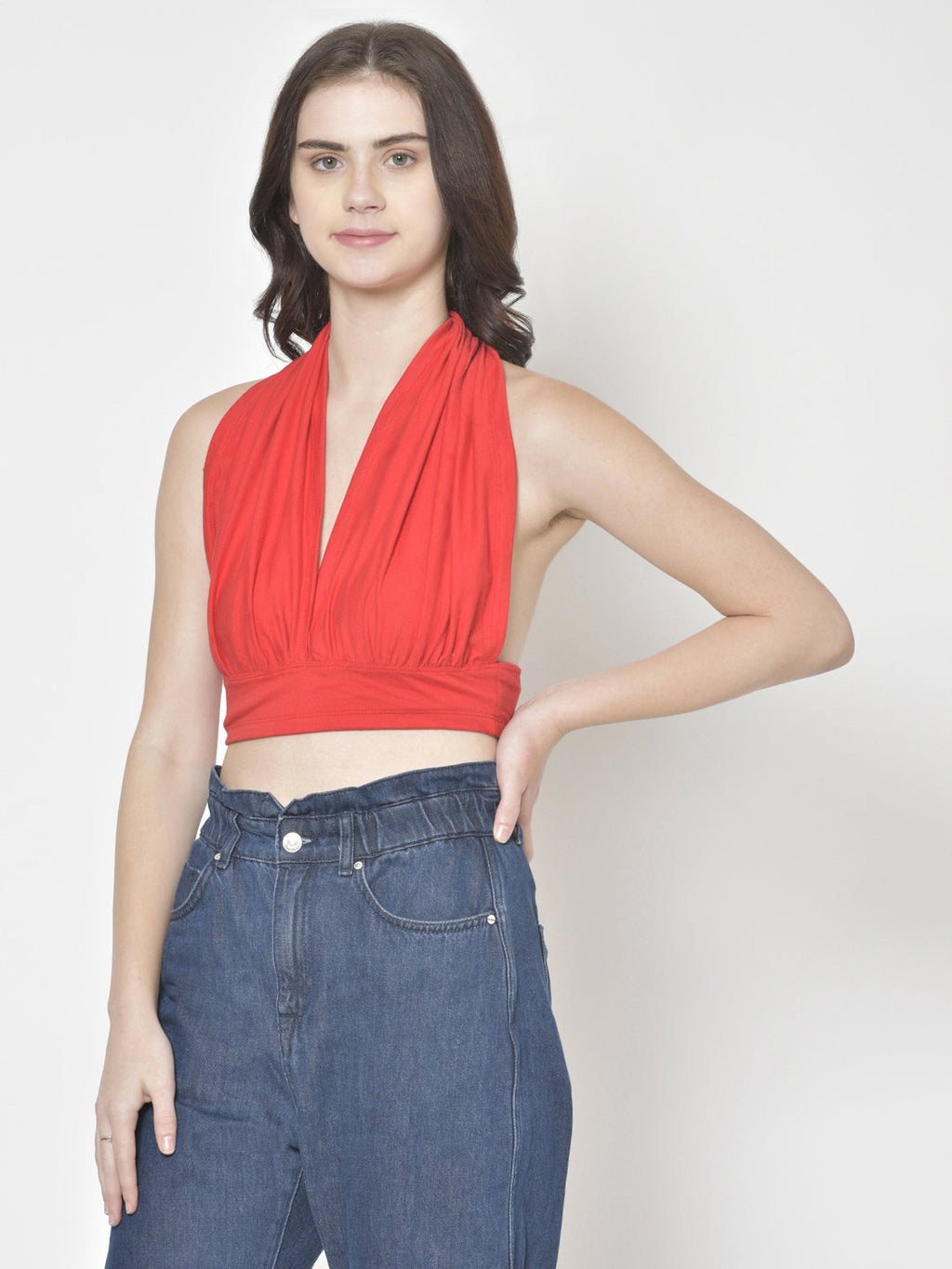 Cation Red Solid Top