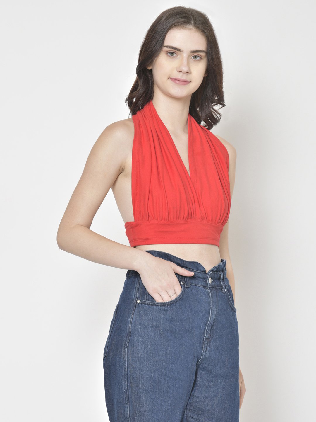 Cation Red Solid Top