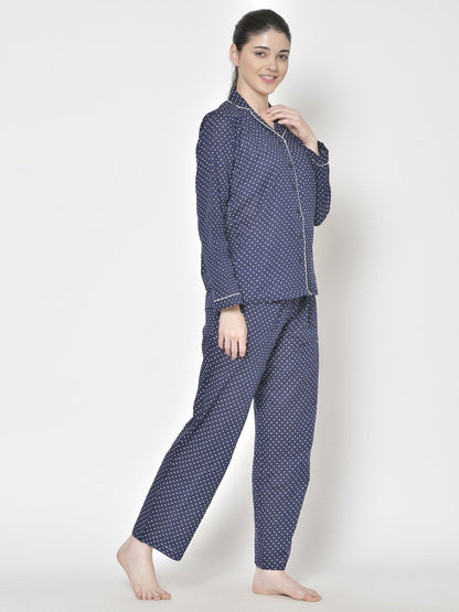 Cation Printed Night Suit