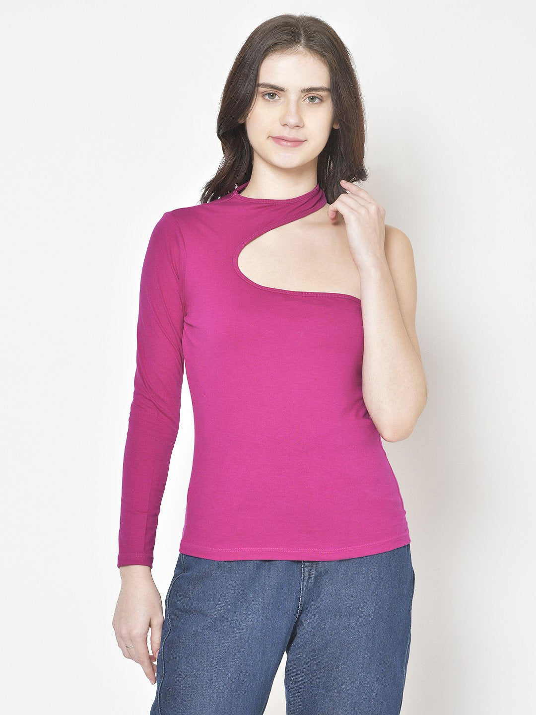 Cation Magenta Solid Top
